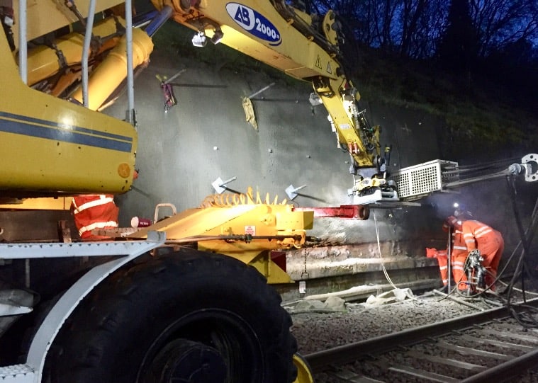 Winchburgh-cutting-soil-nails Winchburgh-cutting-soil-nails