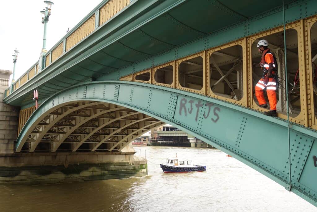 southwark Southwark Bridge Inspection - London