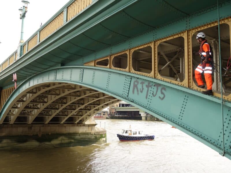 southwark Southwark Bridge Inspection - London