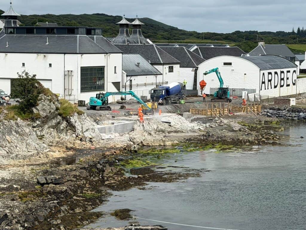 Ardbeg drilling
